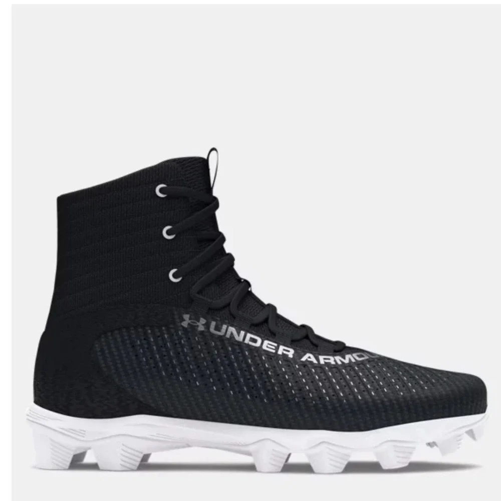 Under Armour Highlight 2 RM Men's US 9 Black White Football Cleats 3027300-001